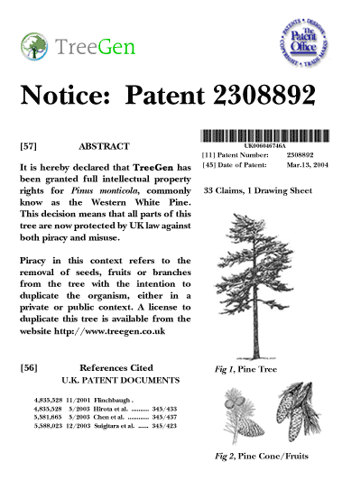 tree gen patent